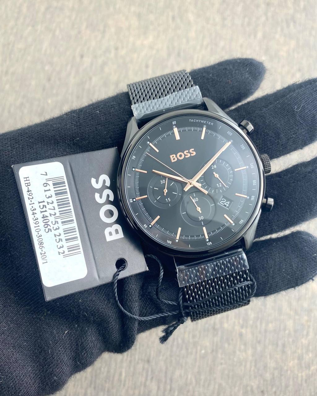 Hugo-Boss-1514065-Black-Chronograph-42mm-1 Hugo Boss 1514065 Black Chronograph 42mm - Image 1