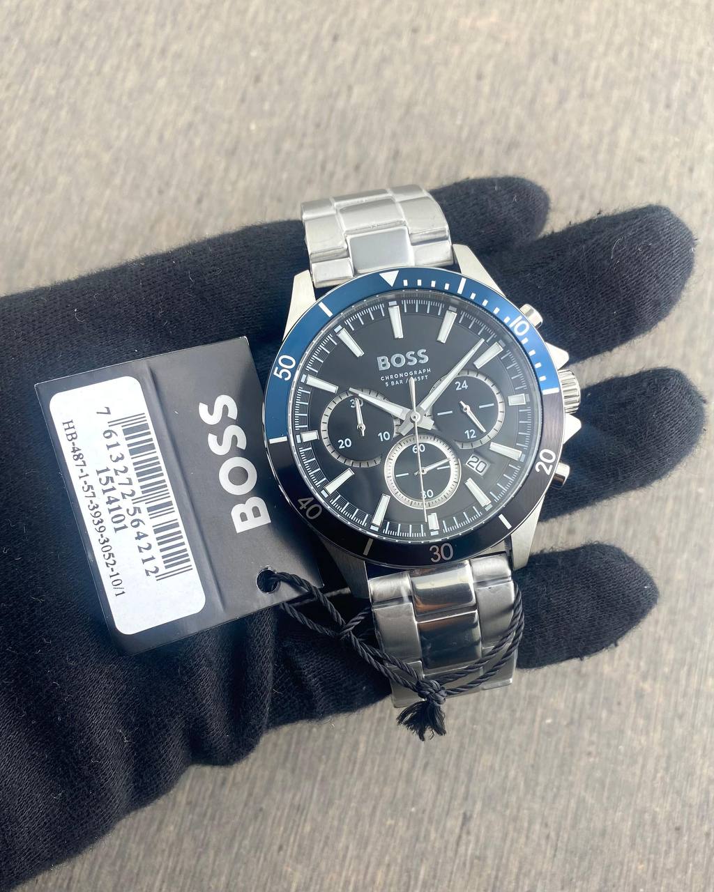 Hugo-Boss-1514101-Blue-Black-Chronograph-44mm-1 Hugo Boss 1514101 Blue Black Chronograph 44mm - Image 1