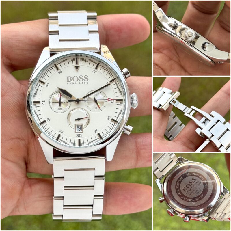 Hugo-Boss-Business-Look-White-Dial-Quartz-40mm-1 Hugo Boss Business Look White Dial Quartz 40mm - Image 1