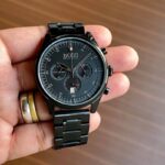 Hugo Boss Classic 1513714 Black Stainless Steel Chronograph 44mm