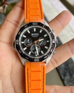 Hugo Boss Energy 1513970 Black Dial Orange Strap Quartz 44mm