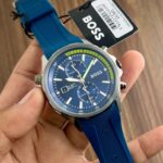 Hugo Boss GLOBFTROTTER 1513821 Blue Quartz Chronograph 42mm