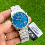 Hugo Boss Time One 1513434 Blue Dial Chronograph Quartz