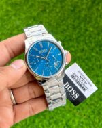 Hugo Boss Time One 1513434 Blue Dial Chronograph Quartz