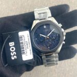 Hugo Boss Velocity 1514015 Blue Dial 44mm Chronograph