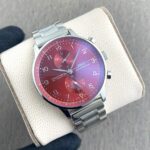 IWC Schaffhausen Red Dial 42mm Automatic Chronograph