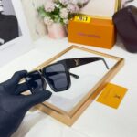 LV Evidence Sunglasses Black Frame UV Protection - Image 2