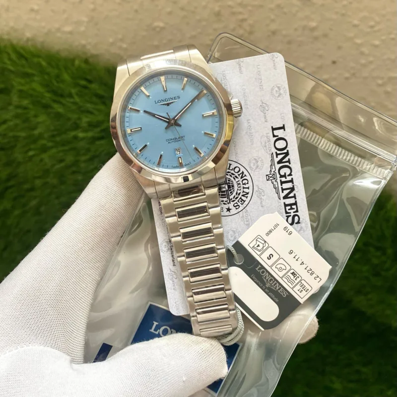 Longines-Conquest-Ice-Blue-41MM-Automatic-1 Longines Conquest Ice Blue 41MM Automatic - Image 1