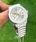 Longines Elegant 7AAA White Dial Quartz Chronograph