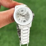 Longines Elegant Classic White Silver Ceramic 40mm Quartz