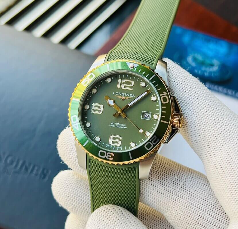 Longines-HydroConquest-Green-Dial-43mm-Automatic-1 Longines HydroConquest Green Dial 43mm Automatic - Image 1