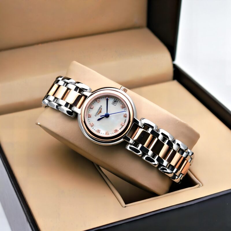 Longines-PrimaLuna-28MM-White-Dial-Quartz-1 Longines PrimaLuna 28MM White Dial Quartz - Image 1