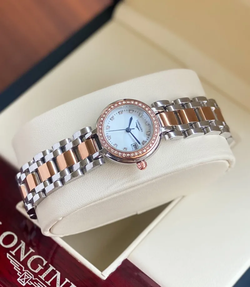 Longines-PrimaLuna-28mm-White-Mother-of-Pearl-Quartz-1 Longines PrimaLuna 28mm White Mother-of-Pearl Quartz - Image 1