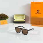 Louis Vuitton 1822 Matte Black Oversized Sunglasses