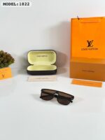 Louis Vuitton 1822 Matte Black Oversized Sunglasses - Image 2