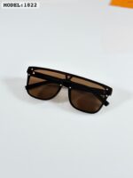Louis Vuitton 1822 Matte Black Oversized Sunglasses - Image 3