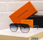 Louis Vuitton 2593 Square Aviator Black-Grey