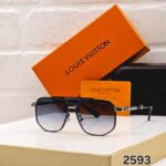Louis Vuitton 2593 Square Aviator Black-Grey