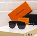 Louis Vuitton 2593 Square Aviator Black-Grey - Image 6