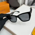 Louis Vuitton Black Square Cutout Sunglasses - Image 2