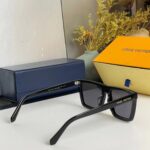Louis Vuitton Men Sunglass Black-Gray UV Protection - Image 3