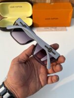 Louis Vuitton Pilot Gray Sunglasses - Image 4