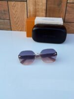 Louis Vuitton Rimless Butterfly Sunglasses Purple-Pink - Image 4