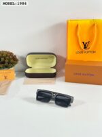 Louis Vuitton Square Black Sunglasses 1984 Plastic - Image 2