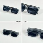 Louis Vuitton Square Black Sunglasses 1984 Plastic - Image 4