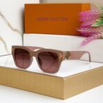 Louis Vuitton Square Brown Gradient Sunglasses
