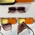 Louis Vuitton Square Metal Sunglasses - Gold-Tone - Image 5