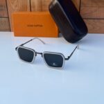 Louis Vuitton Square Sunglasses Black-White