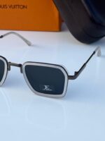 Louis Vuitton Square Sunglasses Black-White - Image 4