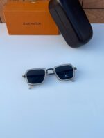 Louis Vuitton Square Sunglasses Black-White - Image 5