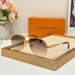 Louis Vuitton Unisex Sunglasses Black-Grey UV Protection