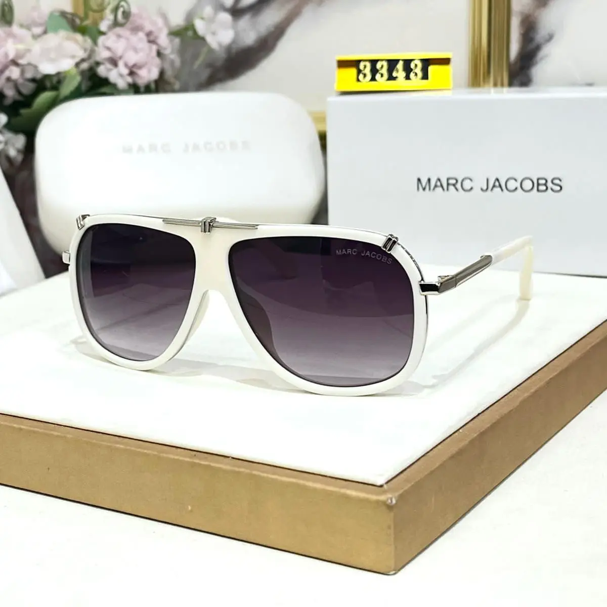 Marc-Jacob-Men-Sunglass-Black-UV-Protection-One-Size-1 Marc Jacob Men Sunglass Black UV Protection One Size - Image 1