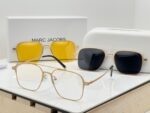Marc Jacobs 3-In-1 Magnetic Black-Gold-Silver Sunglasses