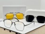 Marc Jacobs 3-In-1 Magnetic Black-Gold-Silver Sunglasses - Image 2