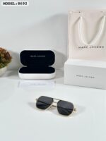 Marc Jacobs 8692 Gold-Grey Aviator Metal Sunglasses - Image 2