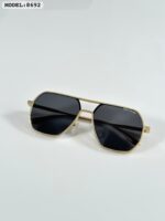 Marc Jacobs 8692 Gold-Grey Aviator Metal Sunglasses - Image 3