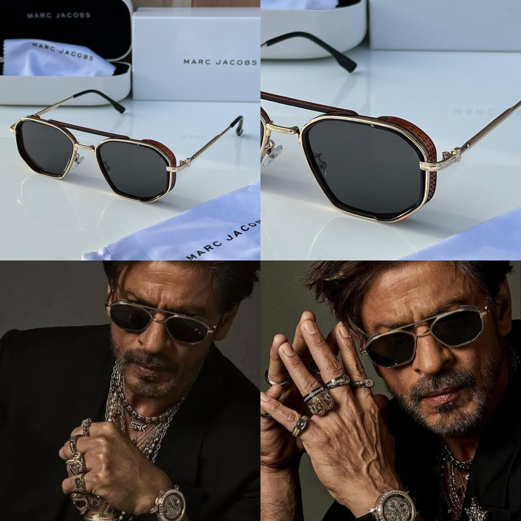 Marc-Jacobs-Hexagon-Metal-Sunglasses-Dark-Shade-1 Marc Jacobs Hexagon Metal Sunglasses Dark Shade - Image 1