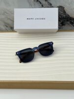 Marc Jacobs Men's Sunglasses Black Grey - Image 9