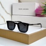 Marc Jacobs Square Black-Gold Sunglasses