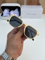 Marc Jacobs Square Gold Black Sunglasses - Image 3