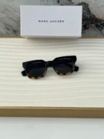 Marc Jacobs Square Sunglasses Black-Tortoise - Image 2