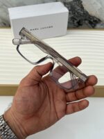 Marc Jacobs Square Sunglasses Grey Purple Yellow - Image 2