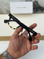 Marc Jacobs Square Sunglasses Grey Purple Yellow - Image 3