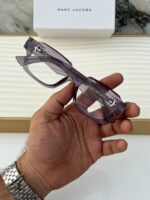 Marc Jacobs Square Sunglasses Grey Purple Yellow - Image 4