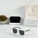 Marc Jacobs Sunglasses Men Black Frame Grey Lens