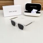 Marc Jacobs White Sunglasses Black Lenses